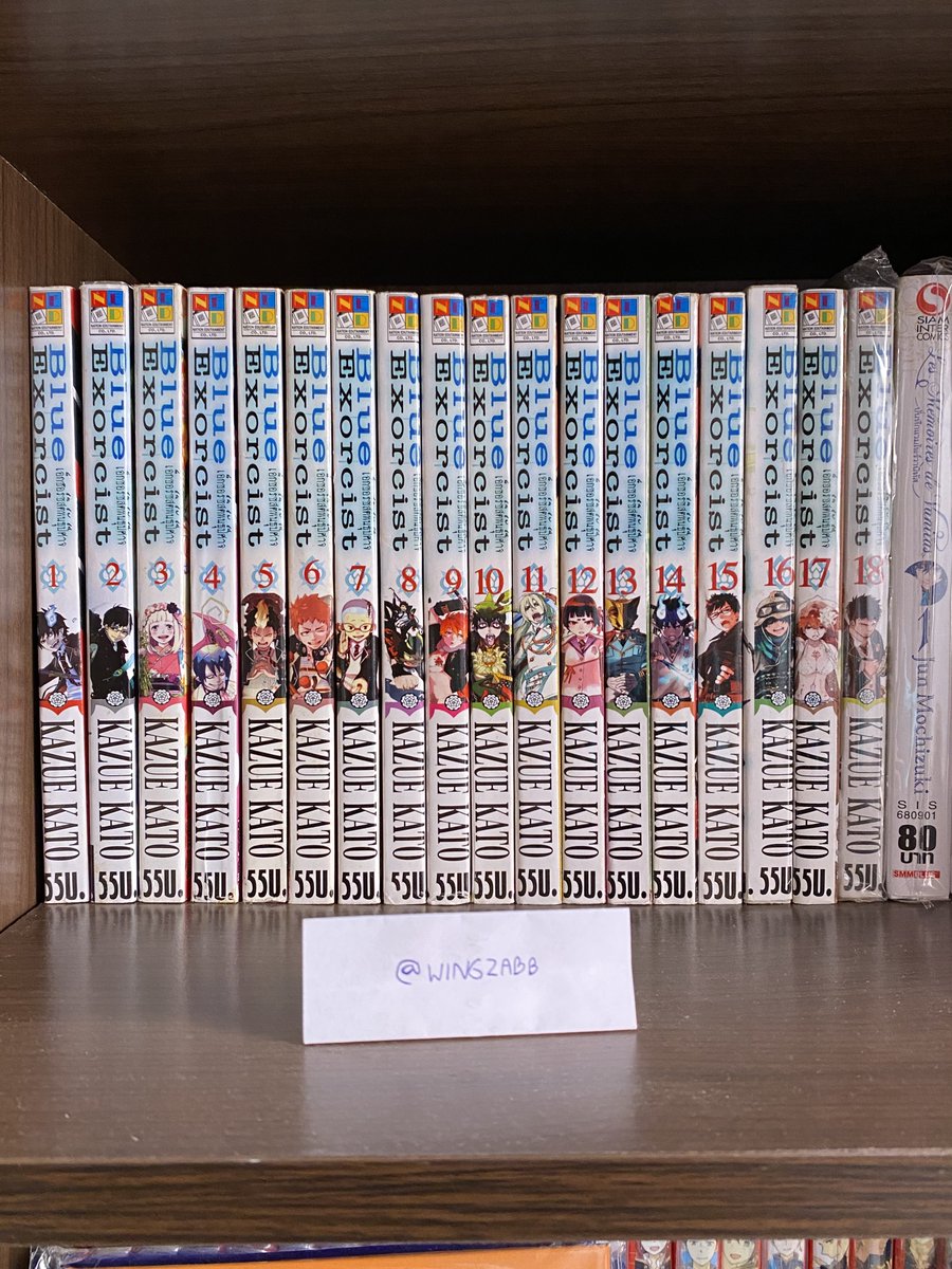 wingzabb's tweet photo. ส่งต่อมังงะ blue exorcist เล่ม 1-18

สภาพบ้าน + เล่ม 18 มือหนึ่งค่ะ
ราคา : 1000 ส่งฟรี

ให้สิทธิ์คนพร้อมโอนก่อนนะคะ🥺🙏🏻
#ตลาดนัดblueexorcist #ตลาดนัดมังงะ #ตลาดนัดอนิเมะรวมด้อม #หนังสือการ์ตูนมือสอง #ส่งต่อมังงะ #มังงะมือสอง #blueexorcist https://t.co/0yExg2ar4Y