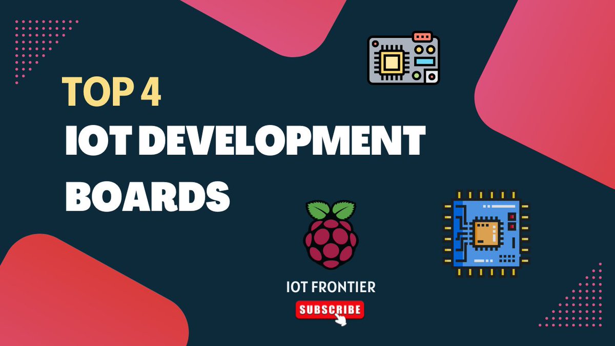 hariharnath's tweet image. Developing a new IoT implementation is possible only through IoT Development boards.

In our new YouTube video, we have discussed the Top 4 IoT Development boards. Don&apos;t miss out on this informative video.

youtu.be/EqHXCU_QYYI

#NodeMCU #ESP8266 #RaspberryPi #Arduino #esp32