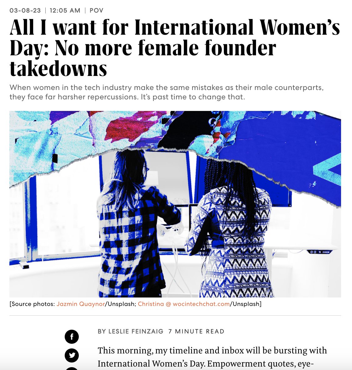 Leslie Feinzaig tweet media