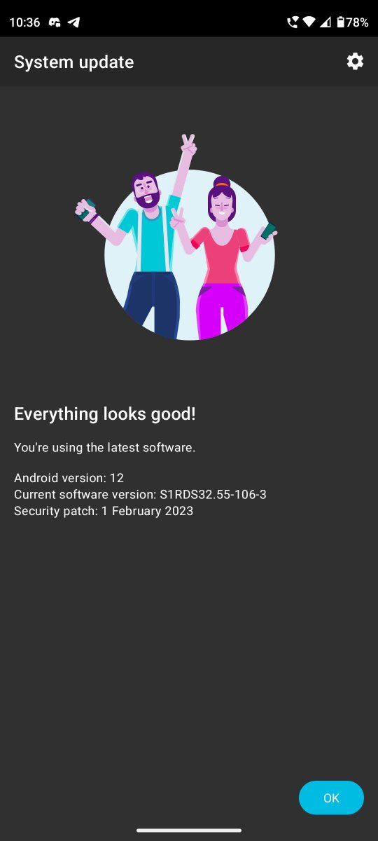 abyshk's tweet photo. @vvaiibhav My Moto edge 30 got the Feb security patch...but it's A12 itself. https://t.co/6dSn6BBFZT