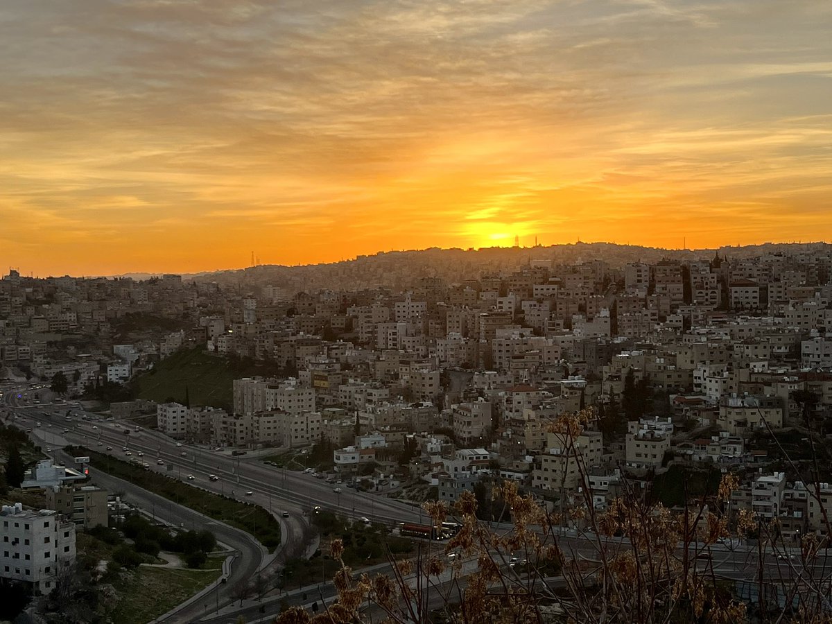 Sunrise over Amman 🤩
