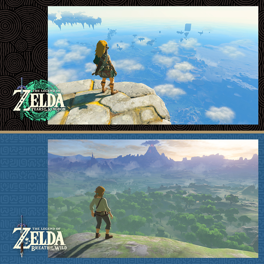 Canvas print The Legend of Zelda: Breath of The Wild - View