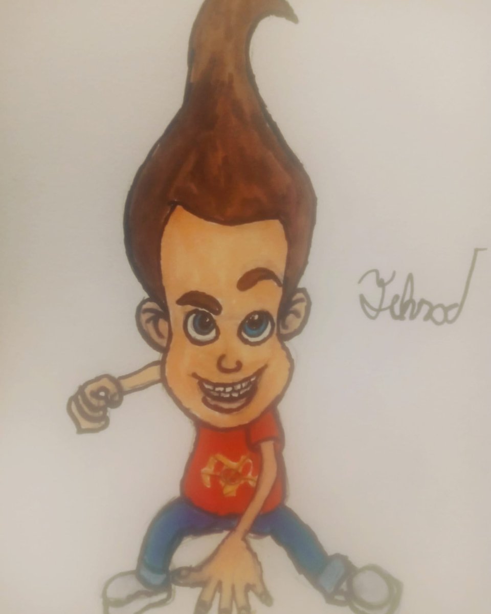 FehrodM's tweet image. Its Jimmy Neutron Time #JimmyNeutron #Nickelodeon #BrainBlast #Gojimmyjimmy #art #drawing