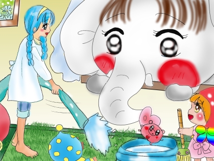 おまけの7つの間違い探しです
間違い探しは幼児向けです( ゜Д゜)
っていうかもうすでに赤ちゃん向けです(*'Д`)
こんなわかりやすい間違い探し2歳の赤子にもばかにされるは!っと描いた当時の私につっこみたい・・ 