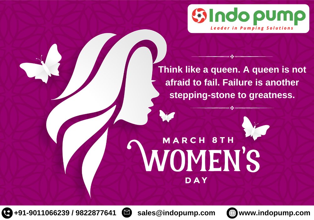 pump_indo's tweet photo. Think like a queen. A queen is not afraid to fail. Failure is another stepping stone to greatness.
Happy Women's Day!
#womensdayspecial #happywomensday #womensdaycelebration #womensdayquotes #womensday2023 #happywomensday2023 #happywomens https://t.co/3Akazdav5i