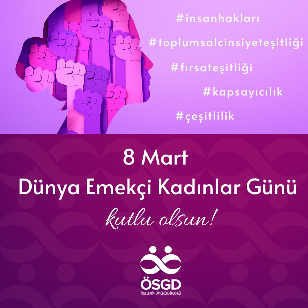 Toplumsal kalkınmanın hep beraber olacağına inanıyor, bunun için çalışıyoruz.
 
#insanhakları #toplumsalcinsiyeteşitliği #kapsayıcılık #çeşitlilik #fırsateşitliği #ösgd