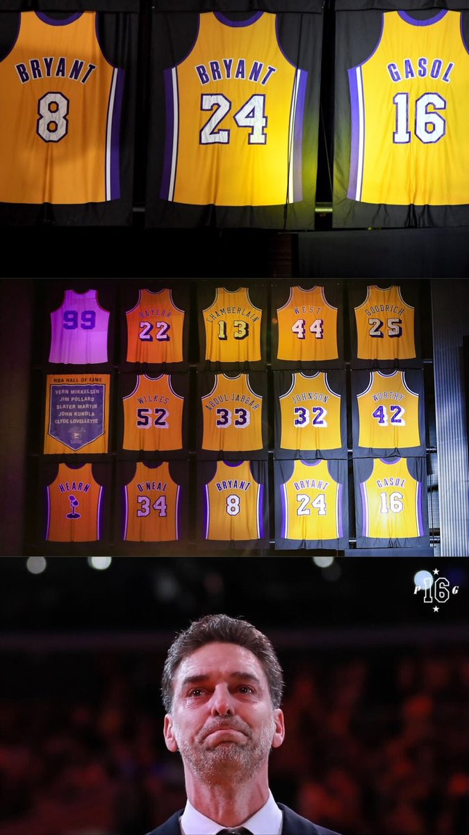 Respeto. Emoción. Orgullo 🙏

#GraciasPau #Gasol16 | #SomosEquipo