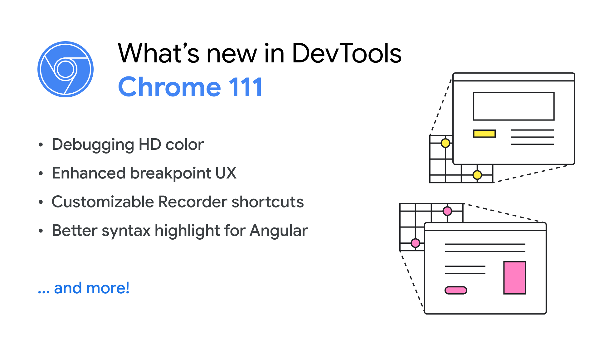 Chrome DevTools on Twitter: "Chrome 111 is here and it comes with exciting new features for DevTools! 🌈 Debugging HD Color 📍 Enhanced debugging UX 🅰️ Better syntax highlight for Angular