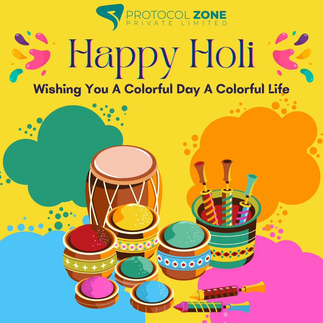 ProtocolZone's tweet image. May your life be coloured with hues of happiness and your mind with positivity on this festival of vibrancy. 

Wishing you and your loved ones a very happy holi.

#Protocolzone
#Protocolzonepvtltd
#happyholi