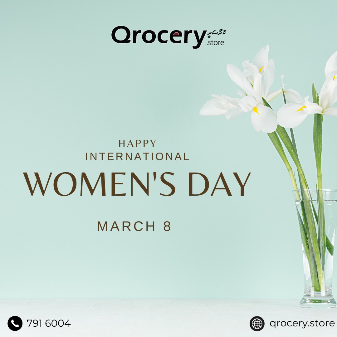 އެންމެހާ ކަބަލުންނަށް ބައިނަލް އަގްވާމީ އަންހެނުންގެ ދުވަހުގެ ތަހުނިޔާ އަރިސްކުރަން!!
#internationalwomensday #qrocerystore #march8