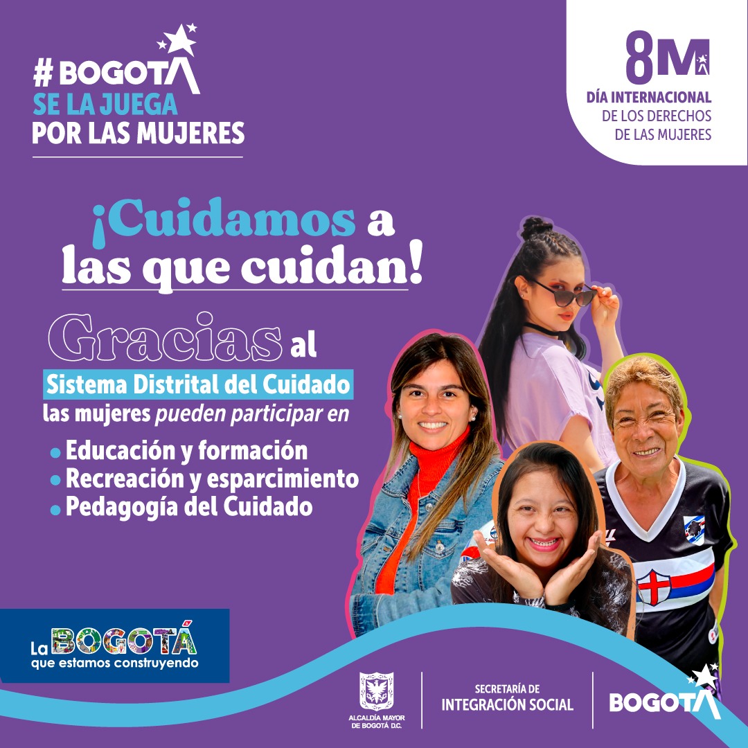SLISKENNEDY's tweet photo. Con el Sistema Distrital del Cuidado buscamos reducir y redistribuir las cargas de cuidado en las mujeres.

🌹¡Mujer! Puedes acercarte a los Centros de Desarrollo Comunitario donde operan las 16 manzanas.

➡️👀Directorio https://t.co/edpMyKVf8Z

#BogotáSeLaJuegaPorLasMujeres #8M https://t.co/ufXtaYlrrp