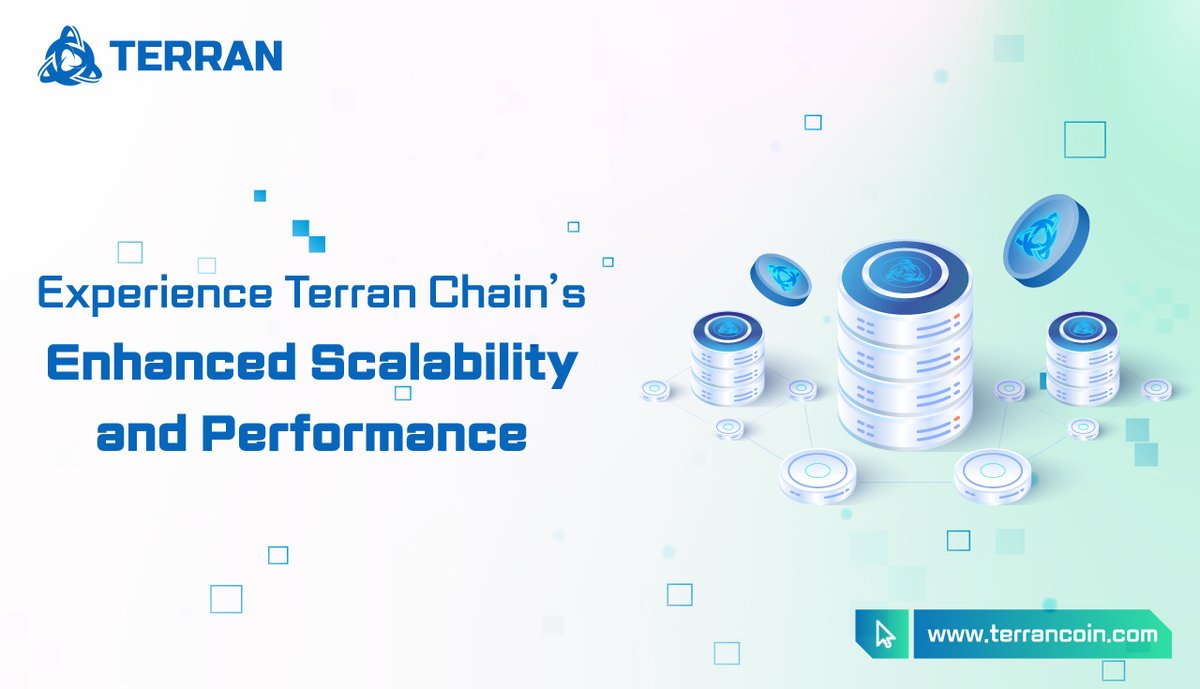 Terran Chain is always on a mission to improve our #scalability and #performance to enhance the system’s efficiency and speed. Using #TerranChain, you can conduct huge volumes of #transactions without compromising security🛡or transparency. #TerranCoin #TRR #NFT #NFTmarketplace