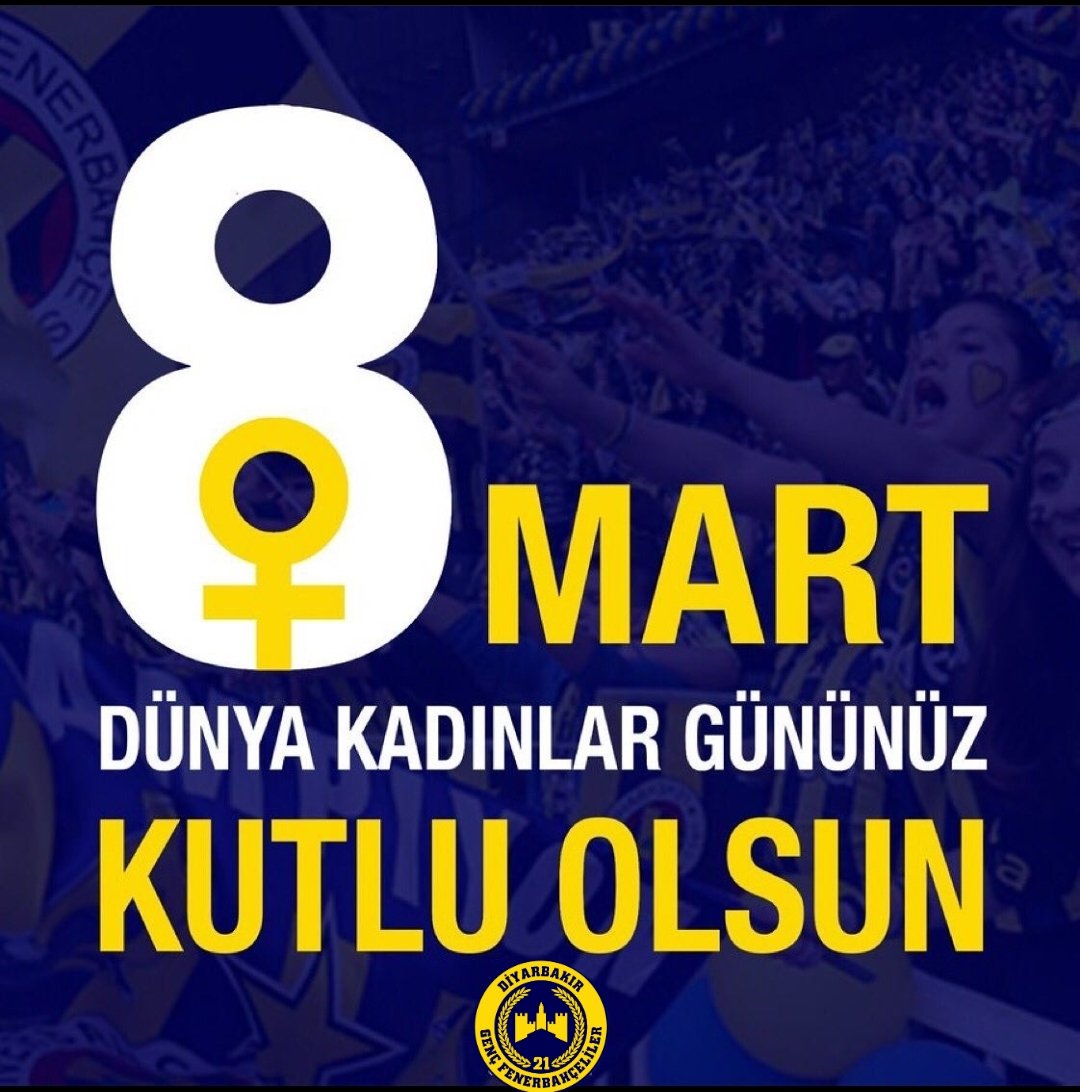 Tribünlerde, parkelerde, sahalarda, salonlarda, sokaklarda birlikte omuz omuza bağırdığımız; gittiği her yeri güzelleştiren tüm kadınlarımızın 8 Mart Dünya Kadınlar Günü olsun.

#DiyarbakırGFB
#GençFenerbahçeliler