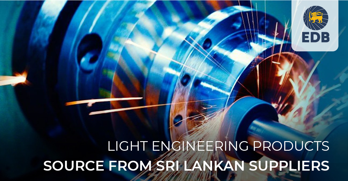 EDB_SriLanka's tweet image. Find Sri Lankan exporters of #LightEngineering Products Registered in The Exporters’ Directory of Sri Lanka Export Development Board.
Explore now 👉 bit.ly/3j2zgRS