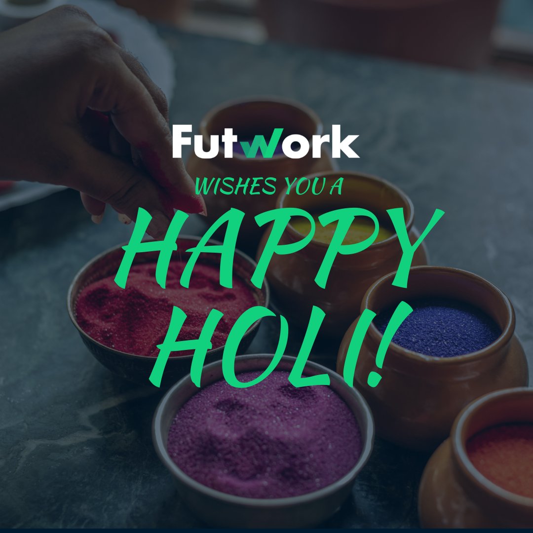 Futwork wishes you a very happy Holi! 

#holi #futwork #holicelebration #holi2023 #colors #festival #festivalofcolors #festivalofcolours #festivalsofindia #festivalvibes
