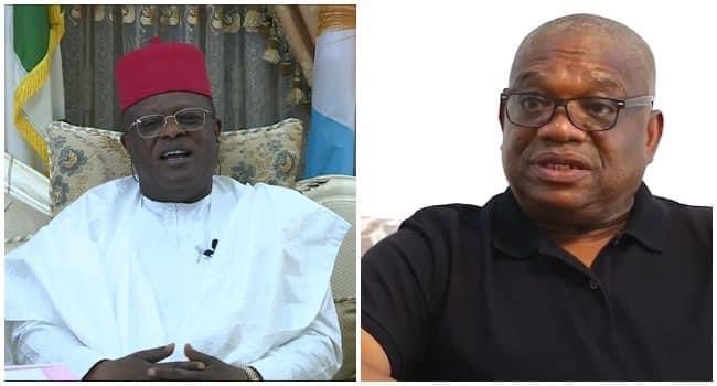 “Tinubu told Orji Uzor Kalu and I that Igbos will lose the opportunity to be senate president if Peter Obi continues with his court case against his victory.”
- Dave Umahi 

Shameless people