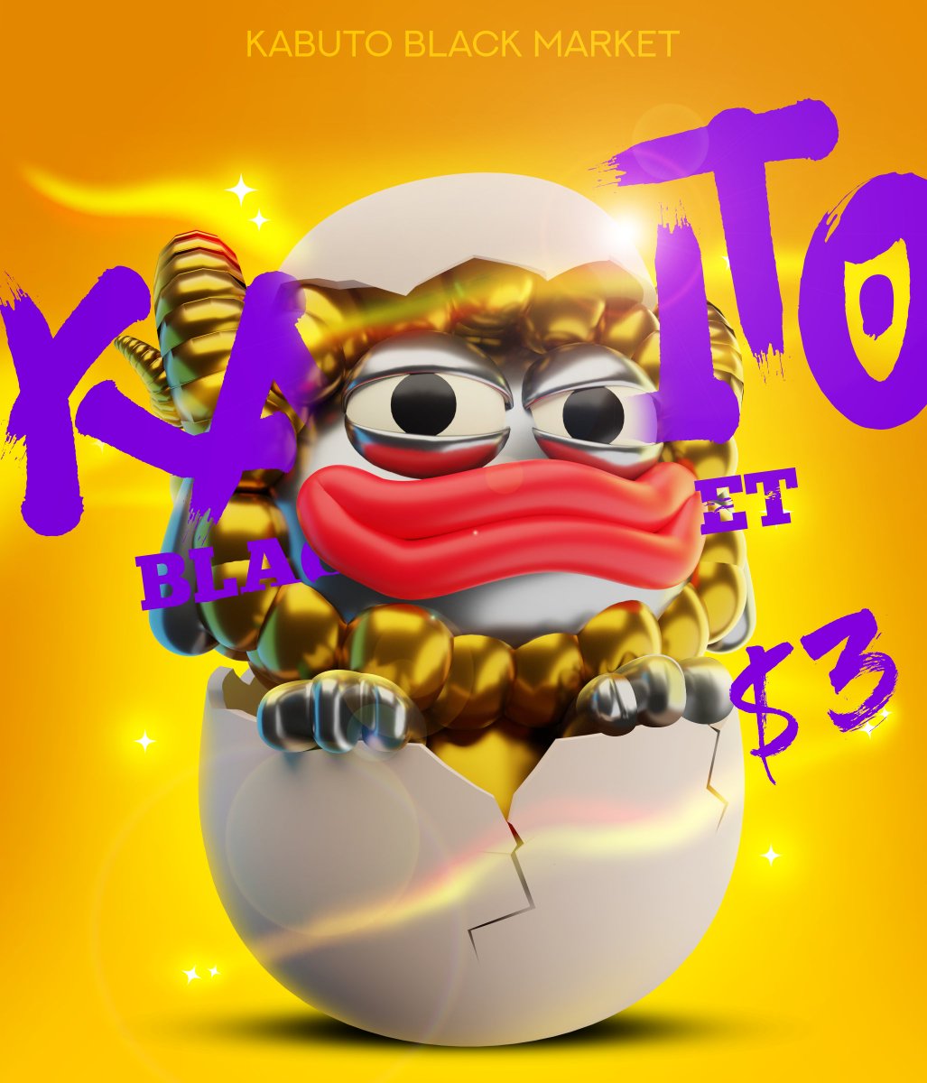 In case you looking for some cute knickknack and maybe some  bizarre  items, on <a href="/niftygateway/">Nifty Gateway Studio</a> 
 feel free to check out this :
Kabuto Black Market!

🌐 Link : Below