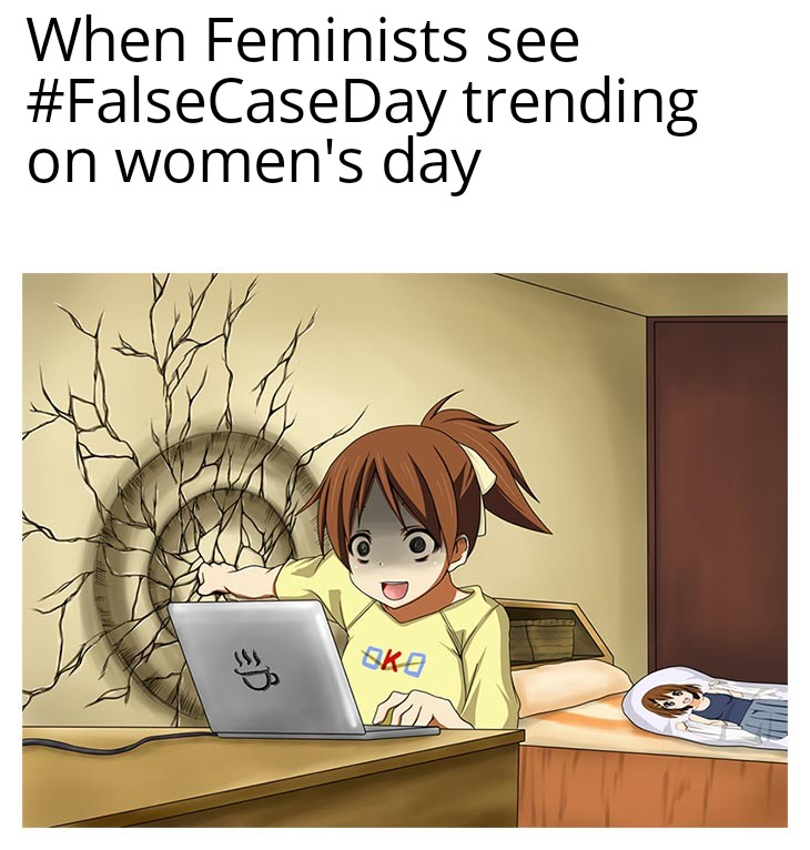 Ambar_SIFF_MRA's tweet photo. Feminists are angry #FalseCaseDay https://t.co/Io8Z1GSYfH
