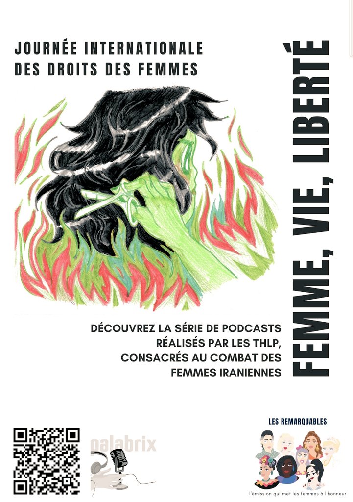 Pour le #8mars2023 retrouvez la série de podcasts "Les Remarquables" réalisés par les élèves de Terminale HLP du lycée Goscinny de Drap avec <a href="/fanny_genoux/">Fanny Genoux</a> <a href="/AcademieNice/">Académie de Nice</a>.  

Saison 1 : femmes iraniennes
audioblog.arteradio.com/blog/199620/le…

Un projet #EducMediasInfo engagé 👏👏👏