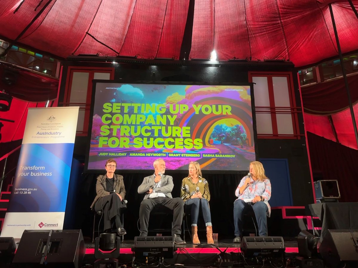 We were proud to sponsor today's session at <a href="/_southstart/">_SOUTHSTART</a>'s Camp(US). Our Senior Facilitator Grant Steinberg emphasised the importance of professional advice early on, and the advantages of having independent advisors and #diverse board members for #successful company structures.