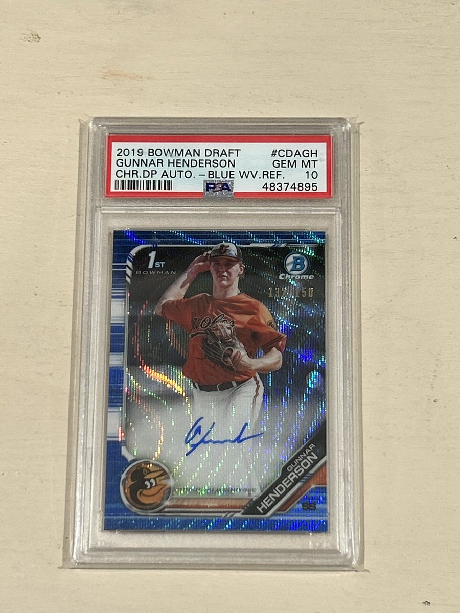 cards_mania's tweet photo. 8k PSA 10, 5.5k 9.5/10, 8k orange 9.5, Gunnar 1.8k prices net https://t.co/bFX8qUr6tZ