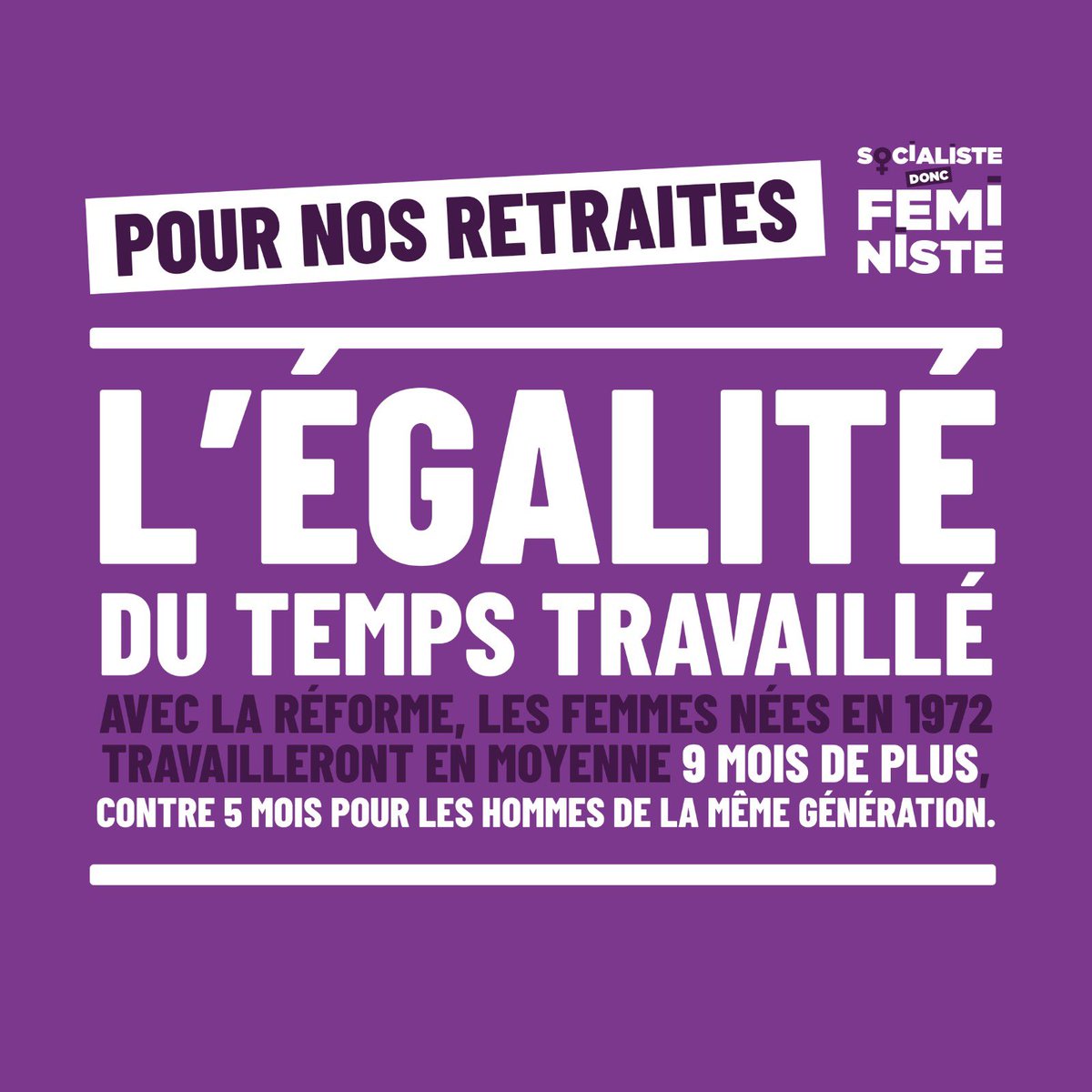 #8Mars Journée internationale des #DroitsDesFemmes : #Socialiste donc #Féministe ! ✊🌹