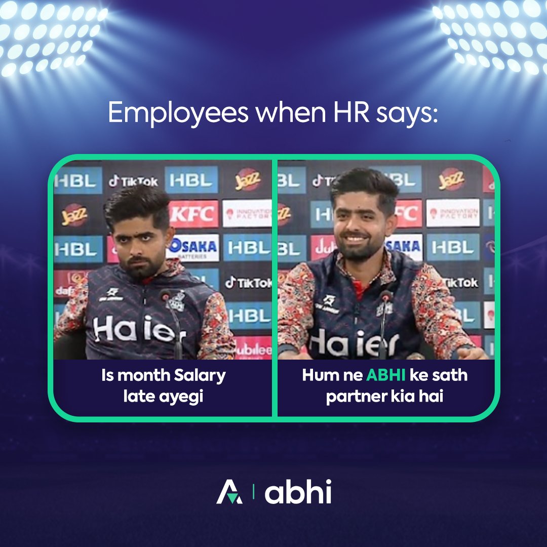 Are salary delays keeping you awake at night? 🥱 Share this with your HR, partner with ABHI and say bye bye to your salary worries! 💸

#PSL #memes #PSLmemes #abhi #salary #financialwellness