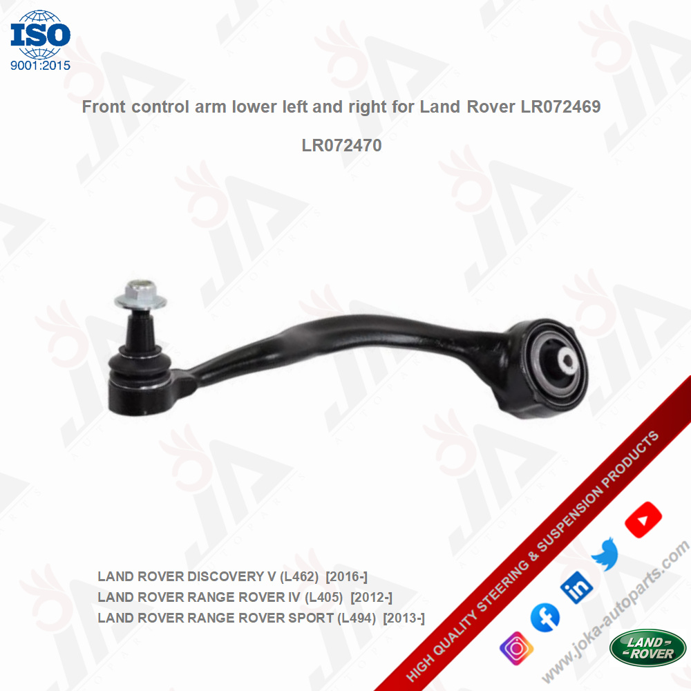 Joka_autoparts's tweet photo. Front control arm lower left and right for Land Rover LR072469 LR072470
#tesla #autoparts #draglink #tierod #rackrod #heavylandrover #classiclandrover #suspensionjoint #controlarm #nissan #offroad #steeringknuckle #4x4 #classiccars #controlarms #landrover #rangerover https://t.co/waIRSB7Fyd