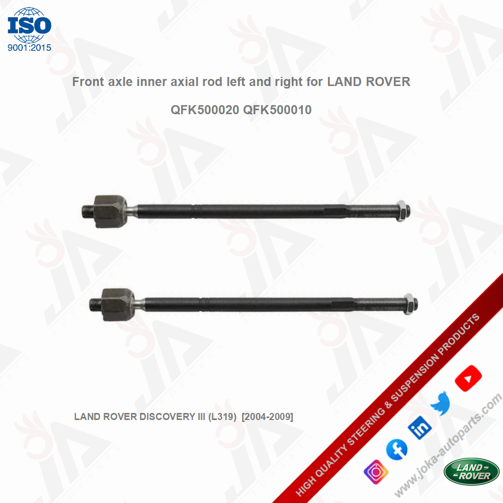 Joka_autoparts's tweet photo. Front axle inner axial rod left and right for LAND ROVER QFK500020 QFK500010
#tesla #autoparts #draglink #tierod #rackrod #heavylandrover #classiclandrover #suspensionjoint #controlarm #nissan #offroad #steeringknuckle #4x4 #classiccars #controlarms #landrover #rangerover https://t.co/h2nFunmahZ