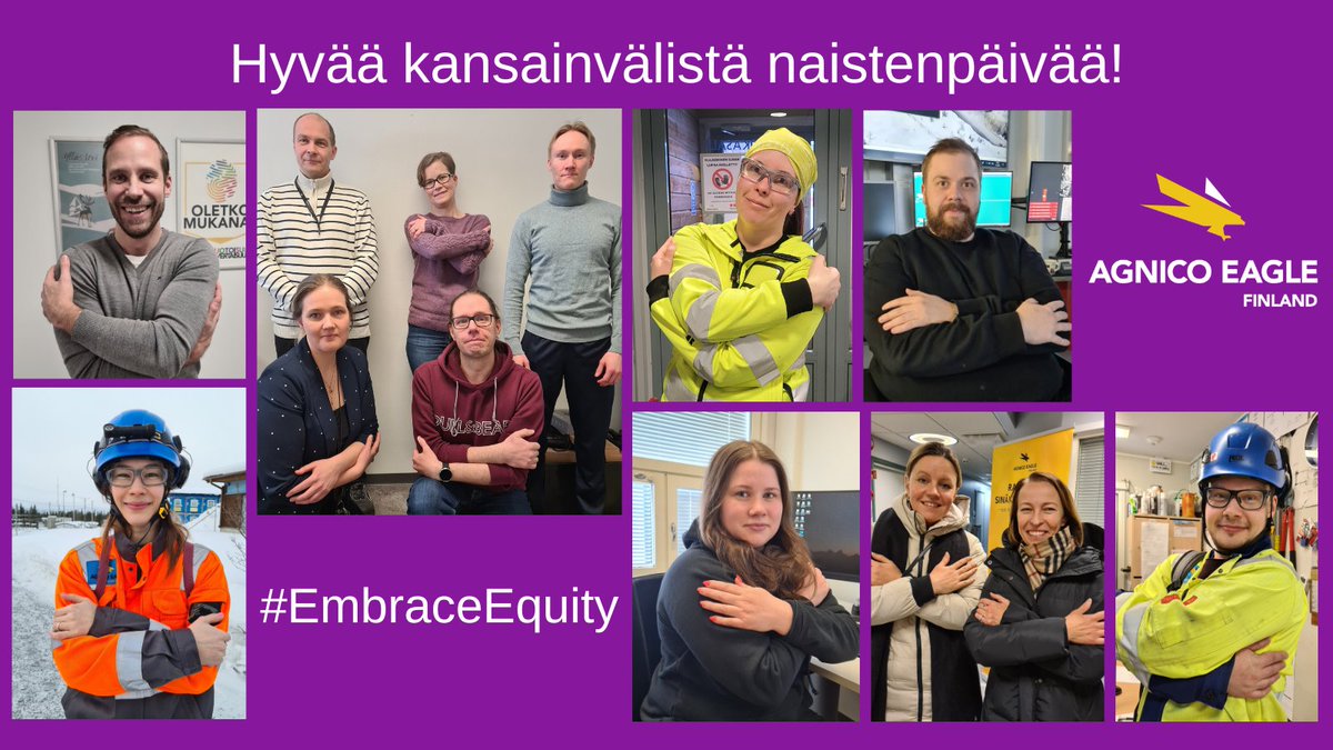 Haluamme olla mukana rakentamassa sukupuolitasa-arvoista maailmaa, jossa kaikilla on yhdenvertaiset mahdollisuudet onnistua, osallistua ja tulla kuulluksi.
📷bit.ly/3ZQu9Eu
#monimuotoisuus #yhdenvertaisuus  #tasaarvo  #naistenpäivä #EmbraceEquity #IWD2023