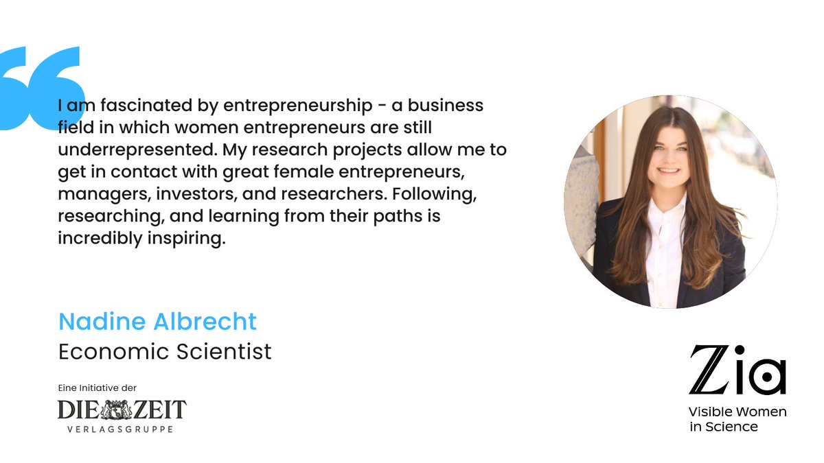 To celebrate #InternationalWomensDay, the <a href="/zeitverlag/">ZEIT Verlagsgruppe</a> #Zia-Visible Women in Science Fellowship asked me: Which woman inspires you? Let's work towards a future where women are encouraged and celebrated for their unique perspectives and contributions to scientific discovery. #IWD23