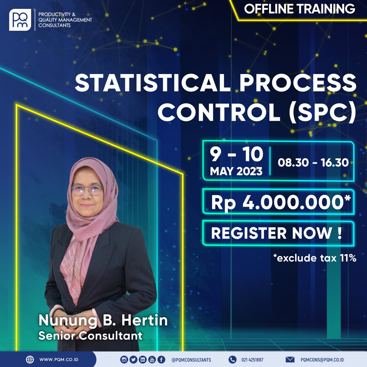 PQMConsultants's tweet image. Halo Sobat Improvement!
Melalui pelatihan ini, Anda akan berlatih melakukan real time process control dan menganalisa performance process terhadap spesifikasi pelanggan.
Daftar segera, kunjungi website kami di events.pqm.co.id
#statisticalprocesscontrol #spc #training