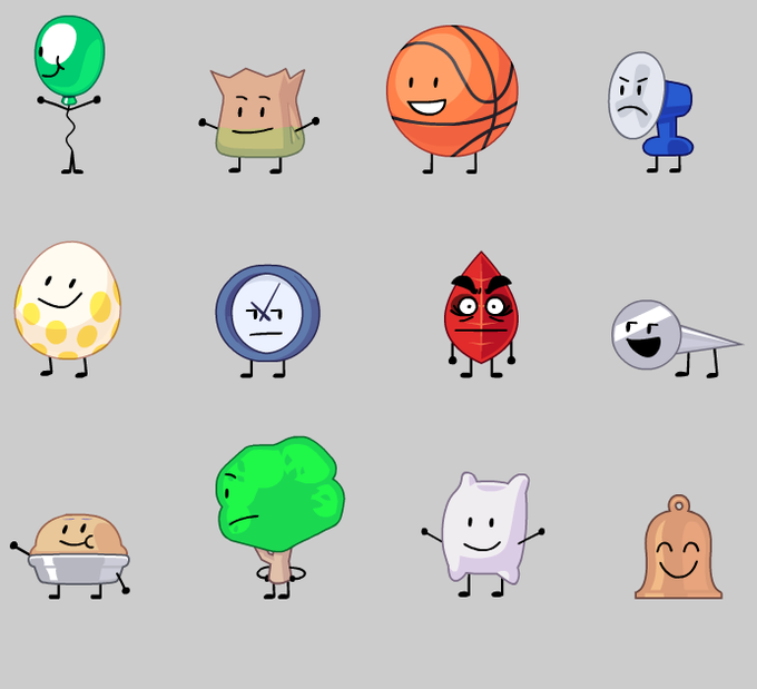 doodlesskaboodles on X: gen 3 bfdi assets are done!