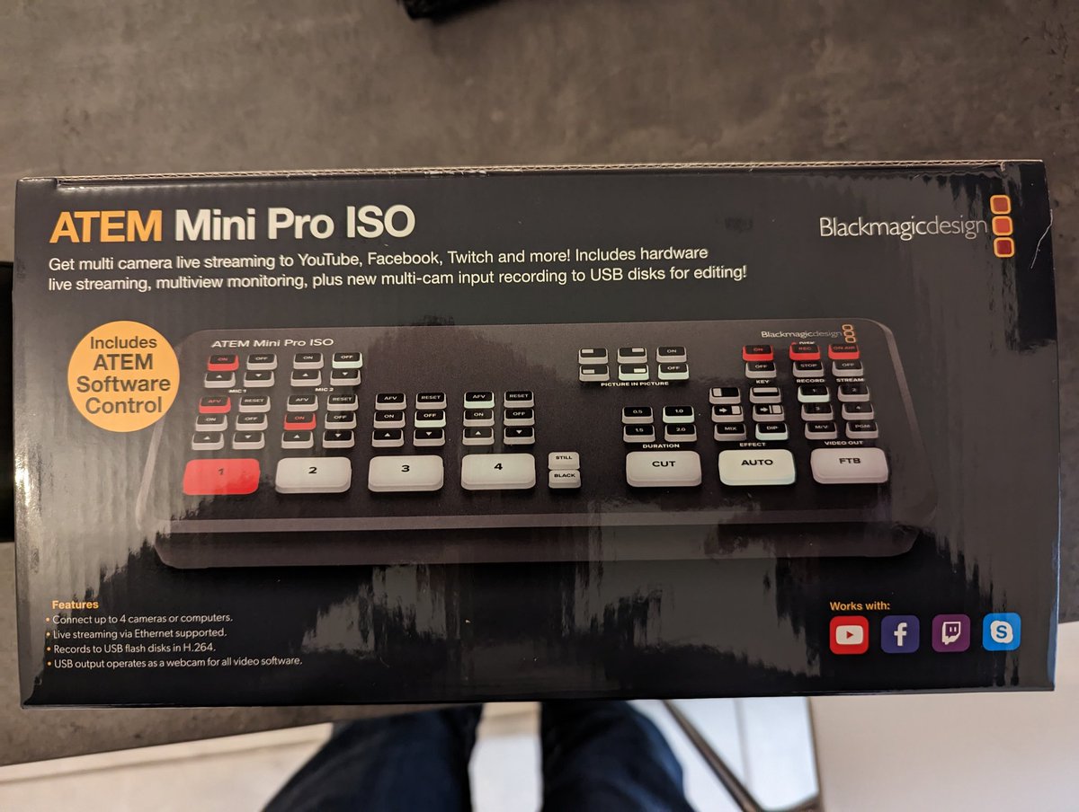 strategyrob's tweet image. Just invested in some tech to upgrade my #TEAMS @mmu_business #lectures. Anyone any suggestions for a beginner to use this?

#ATEMminiproiso #ATEMmini