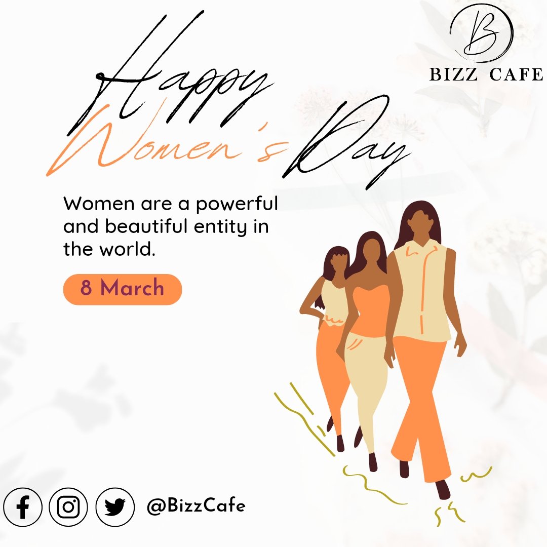 bizzcafe_ug's tweet photo. Happy Women's Day to all the incredible women!🥂 Shine on.... Not just today but everyday!😊

#WomensDay2023 #womenempowerment #InternationalWomensDay https://t.co/pKFtW2Ykzo