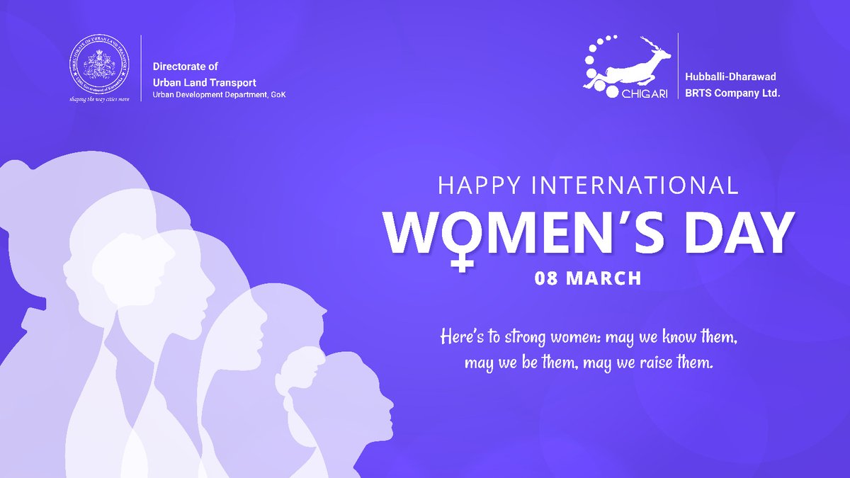 hd_brts's tweet image. ವಿಶ್ವ ಮಹಿಳಾ ದಿನಾಚರಣೆ ಶುಭಾಶಯಗಳು.
#Hdbrts #Chigari #Hubli #Dharwad #karnataka #BRT #Public_transport #usebrt.
@DULTBangalore @Bharath_Selvan
