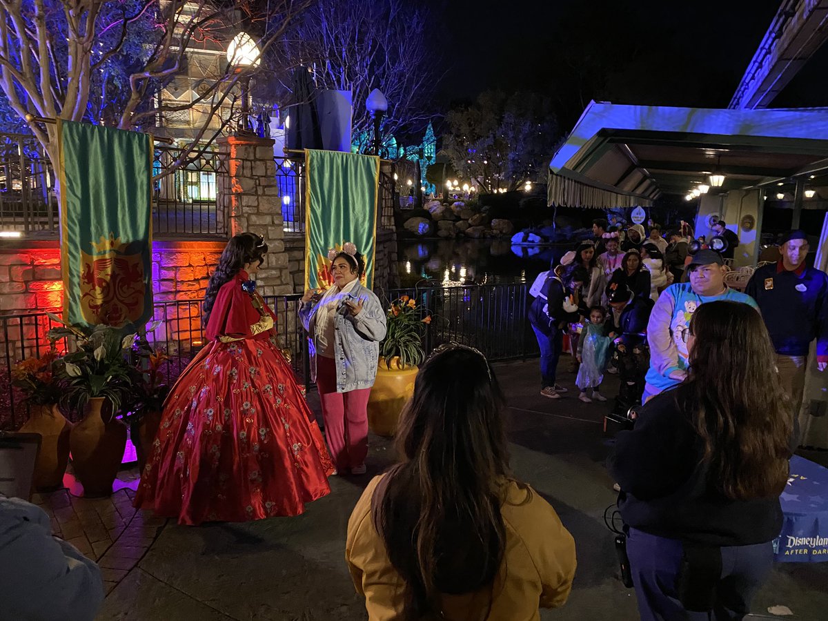 laughingplace's tweet photo. #ElenaOfAvalor is meeting in Fantasyland. #DisneylandAfterDark #PrincessNite #Disneyland https://t.co/tPp8WivLN1
