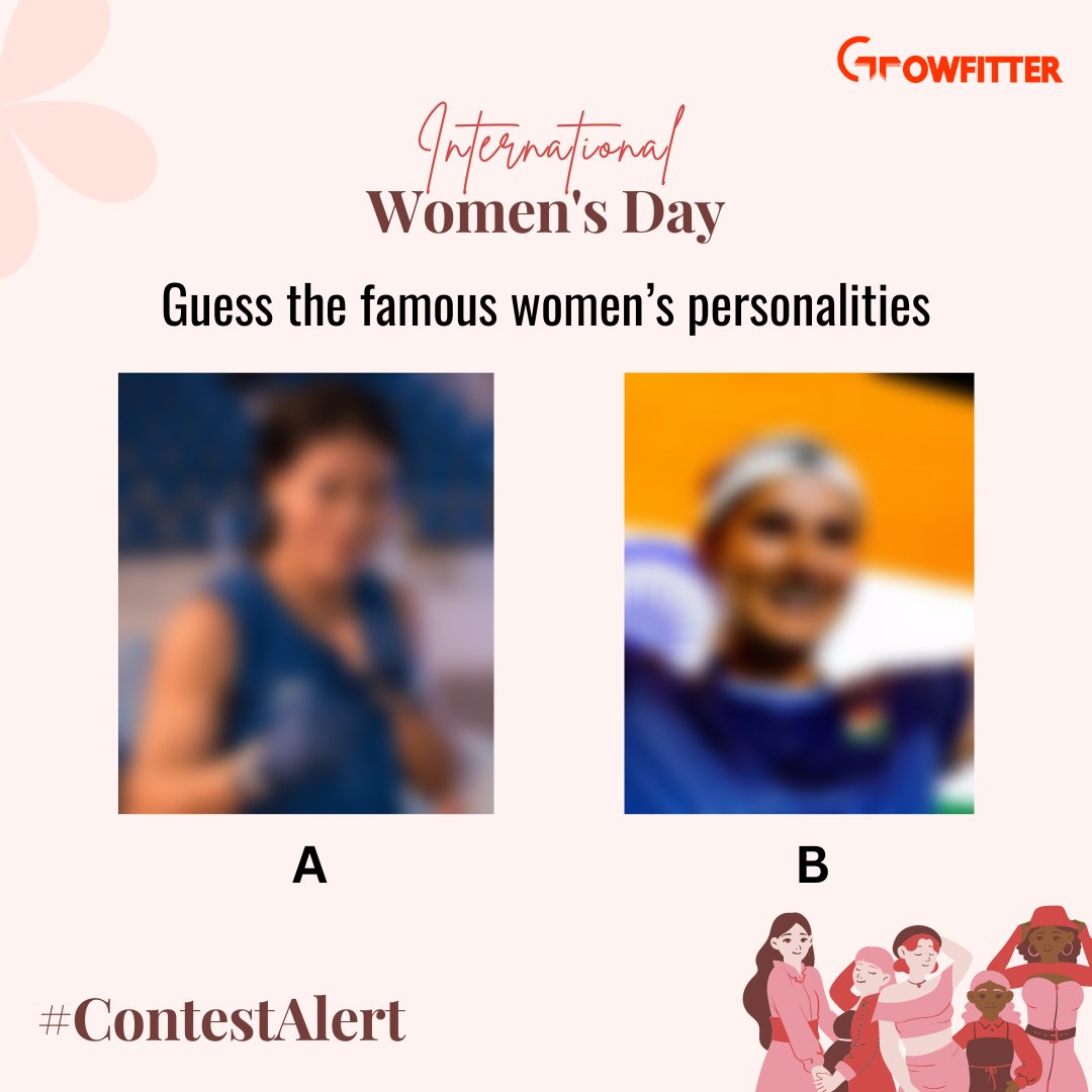 #womensday #contestalert 📣
Guess the famous women's personalities! 
👉Follow @growfitter
👉Comment your answer below
👉Nominate 3 friends 
🎁3 Lucky winners will win Nutriburst Gummies worth of Rs 1499
#WomensDay #WomensDay2023 #Giveaway #GiveawayAlert #contesalert #growfitter
