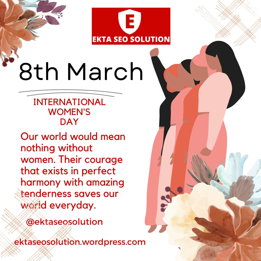 ektaseosolution's tweet photo. Today let's celebrate the beauty, grace and strength of women all around the world @ektaseosolution #womenempowerment #WomensDay2023 #WomenPower #womenleaders #Happyinternationalwomenday #HappyWomensDay2023 #HappyWomanDay #EqualPay #Equality https://t.co/2095pUaBRa