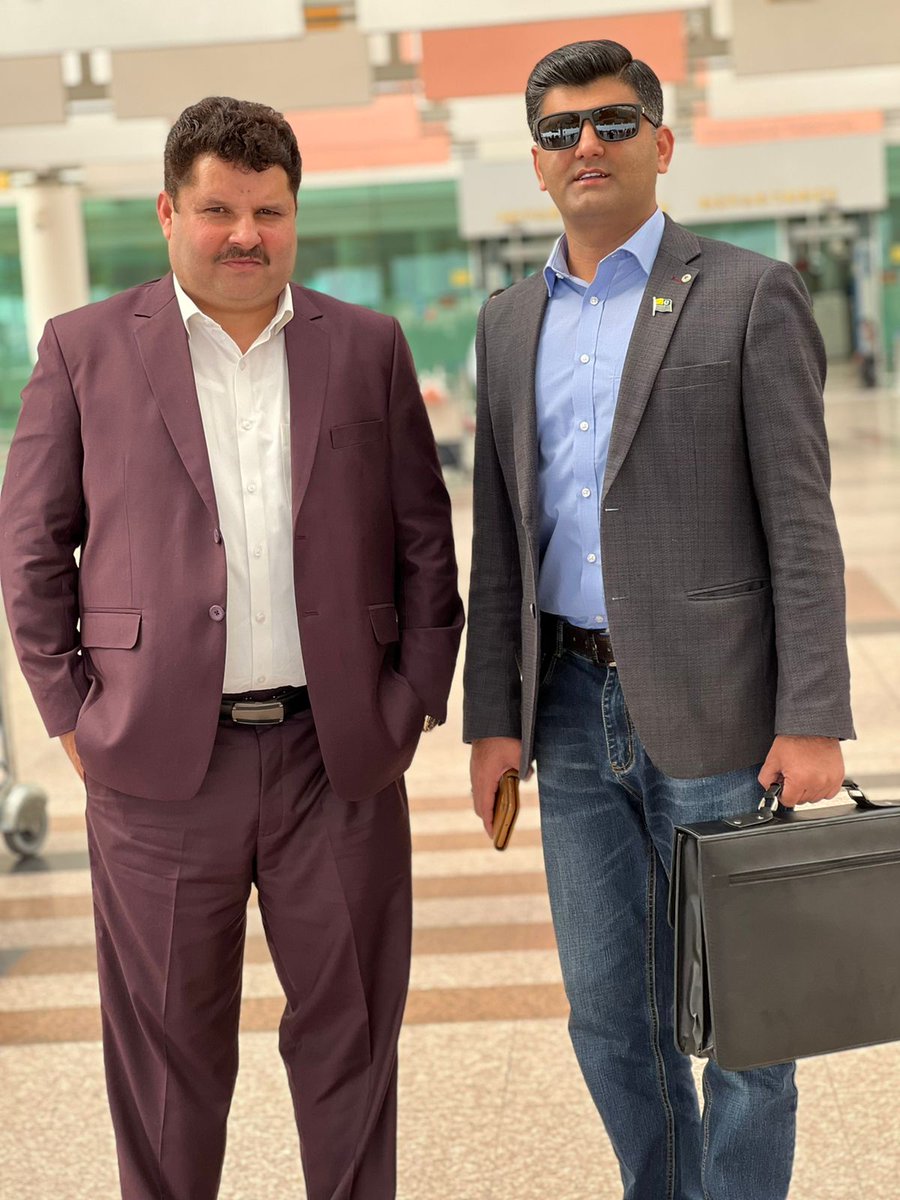 𝐌𝐚𝐫𝐜𝐡 𝟖𝘵𝘩, 𝟐𝟎𝟐𝟑;
𝐈𝐬𝐥𝐚𝐦𝐚𝐛𝐚𝐝 𝐈𝐧𝐭𝐞𝐫𝐧𝐚𝐭𝐢𝐨𝐧𝐚𝐥 𝐀𝐢𝐫𝐩𝐨𝐫𝐭.

The Chairman Azad Jammu and Kashmir Board of Investment, Mr. Amjad Jalil is departing from Islamabad International Airport for 14 days visit to 𝐔𝐀𝐄 and 𝐔.𝐊.