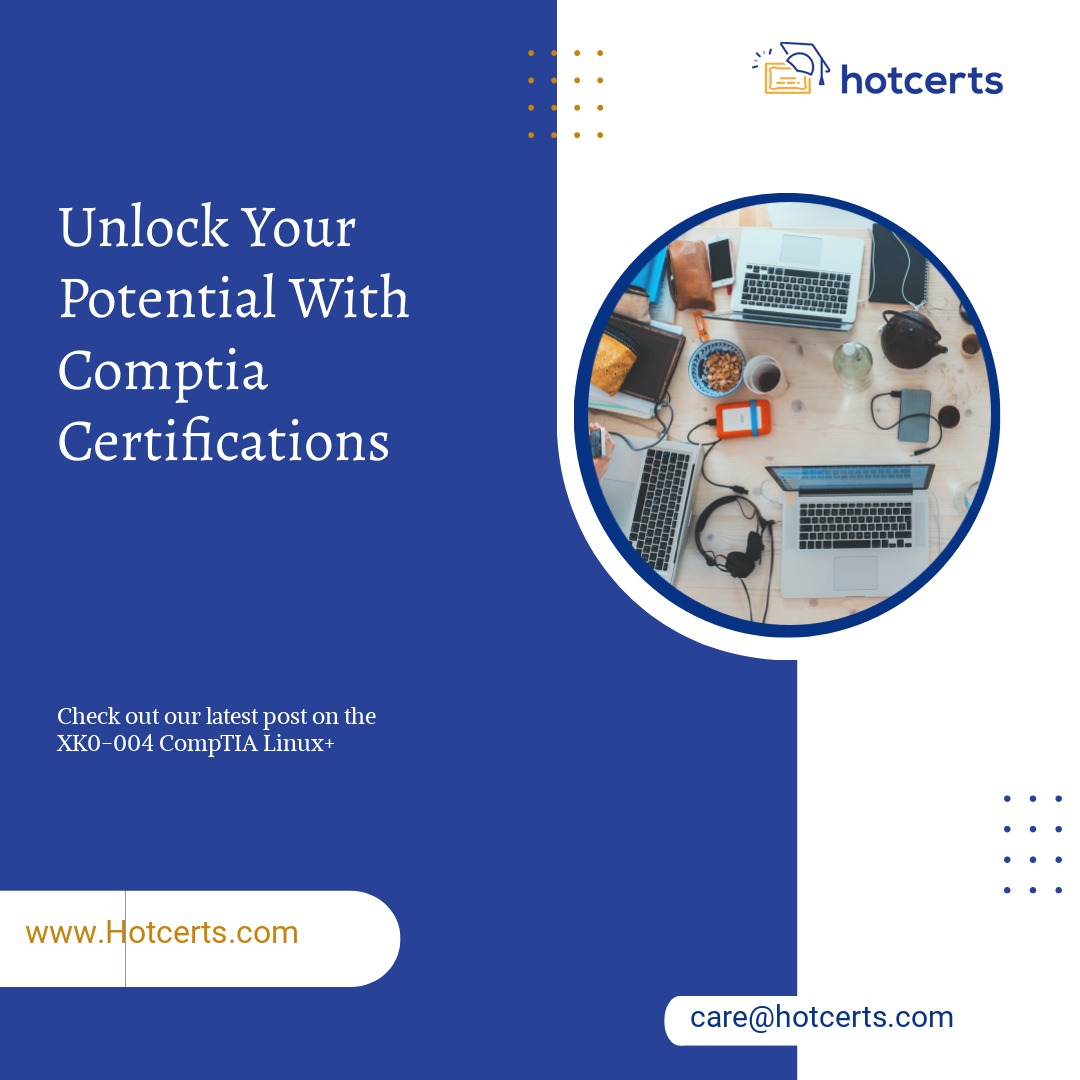 HotCertsExams's tweet image. 👨💻 Ready to take your Linux skills to the next level? 💪 Look no further! 🔍
👀 Check out our latest post on the XK0-004 CompTIA Linux+ Certification Exam and learn everything you need to know to ace it! 🎓🚀
@hotcertsofficial
.
.
.
#CompTIALinux #CertificationExam #LinuxSkills