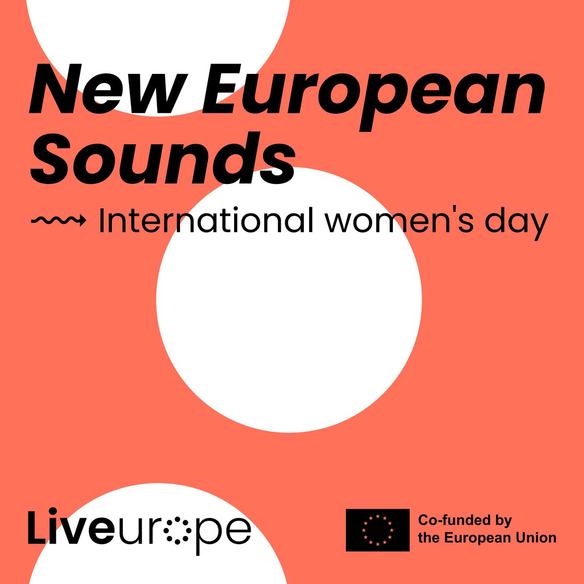 👩‍🎤To celebrate #IWD23, our venues have joined forces to curate a playlist highlighting up-and-coming 🇪🇺female artists and bands with strong female presence

🎤Put on your headphones and discover some great new acts hailing from the four corners of Europe:
liveurope.eu/news/new-playl…
