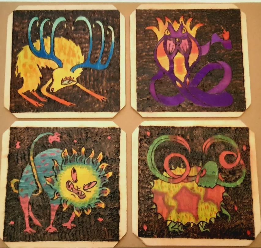 Soraziaa's tweet image. Carte pyrogravure monstre en couleurs 4/4 ^^
#pyrographyart #pyrography #pyrogravure #pyrographyworld #monster #lion #sheep #colorex #color #traditionnalart #art #carte #woodburningcommunity #woodburning #woodburningart #woodburner #wood