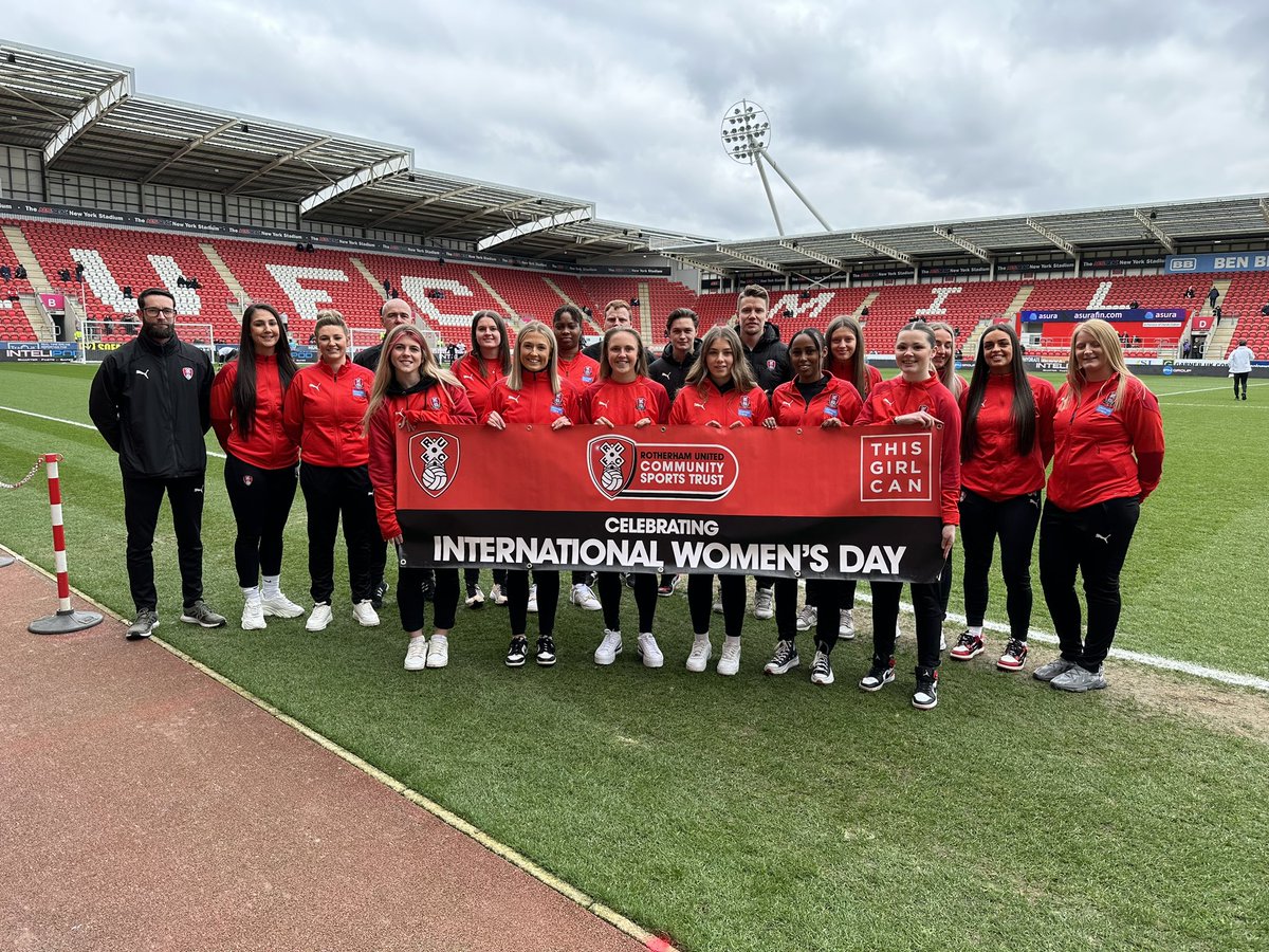 RUWFC_Official's tweet photo. HAPPY INTERNATIONAL WOMENS DAY @HerGameToo @RMBCPress @RU_CST @OfficialRUFC @rotherhamtiser @rothtisersport @VARsupport @women_review @RotherhamNews @SarahChampionMP @Lionesses @RMBCEvents @bwjfc1973 @MillerBear99 @ParkgateAstro @parkgatefc https://t.co/EZyJTNOhRt