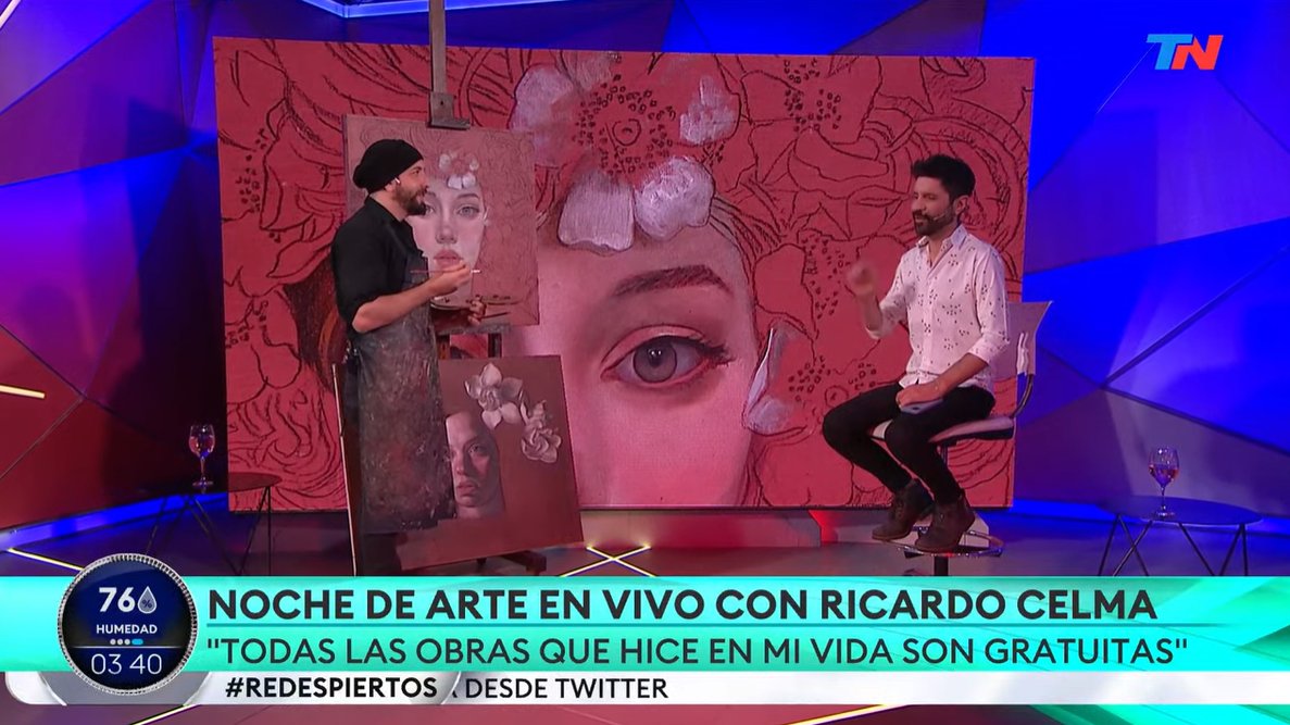Enorme <a href="/GuidoMtz/">Guido Martínez</a> y una charla sobre el arte con el artista Ricardo Celma. Imperdible, como siempre #Redespiertos x <a href="/todonoticias/">TN - Todo Noticias</a>
