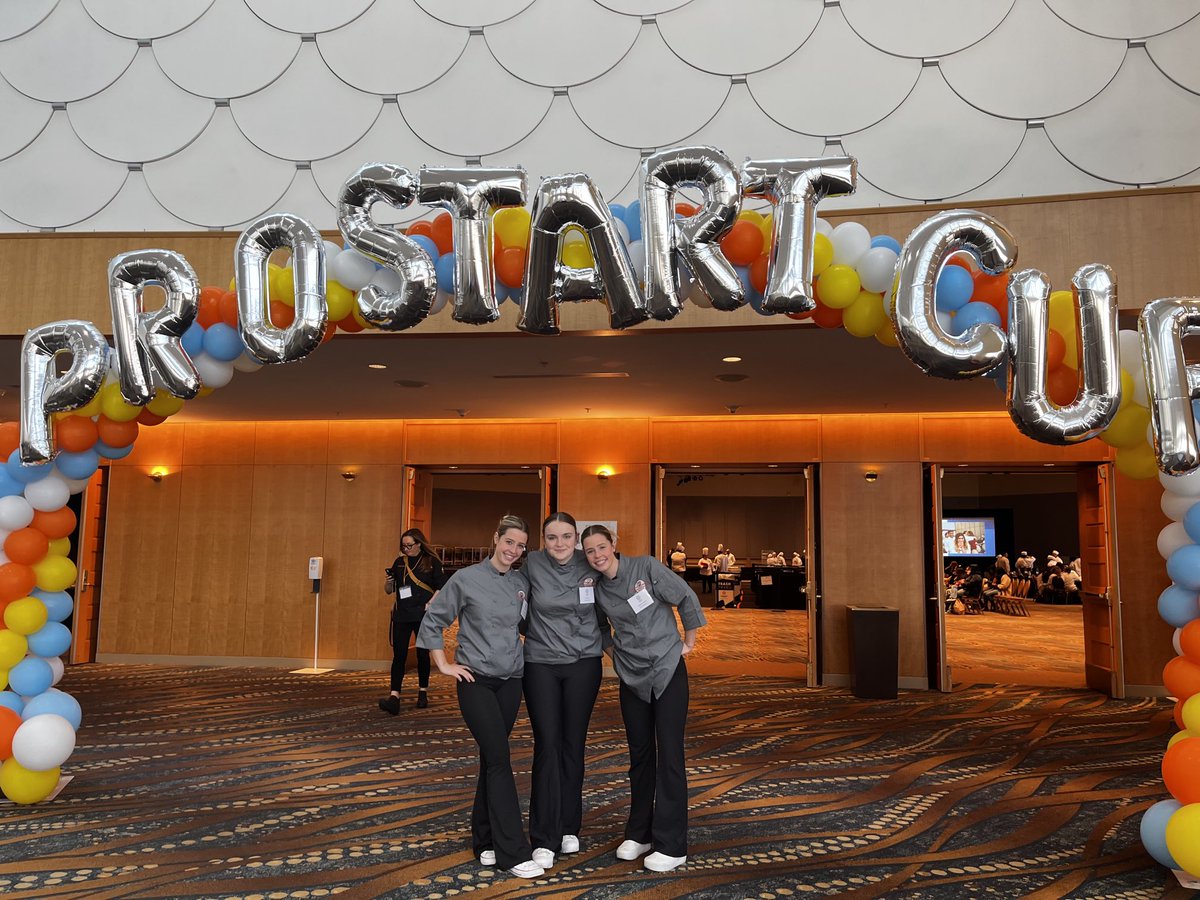 CulinaryFUHS's tweet photo. ProStart Restaurant MNG Cup. Day1: team presentation ⁦@Principal_Rubio⁩ ⁦@fjuhsd⁩ ⁦@fullertonhigh⁩ #LB Convention Center https://t.co/5gyhx4Urpd