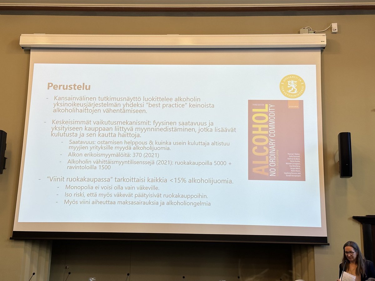 Jos #alkoholipolitiikka’a haluaa perustella tutkitulla tiedolla, Pohjoismaat viitoittavat tässä(kin) tietä muulle maailmalle. #monopoli’n purkamisesta koituvat haitat suurkuluttajille, heidän läheisilleen ja #sote’lle ovat merkittävämpiä kuin ostamisen helppous. #SiksiTiede