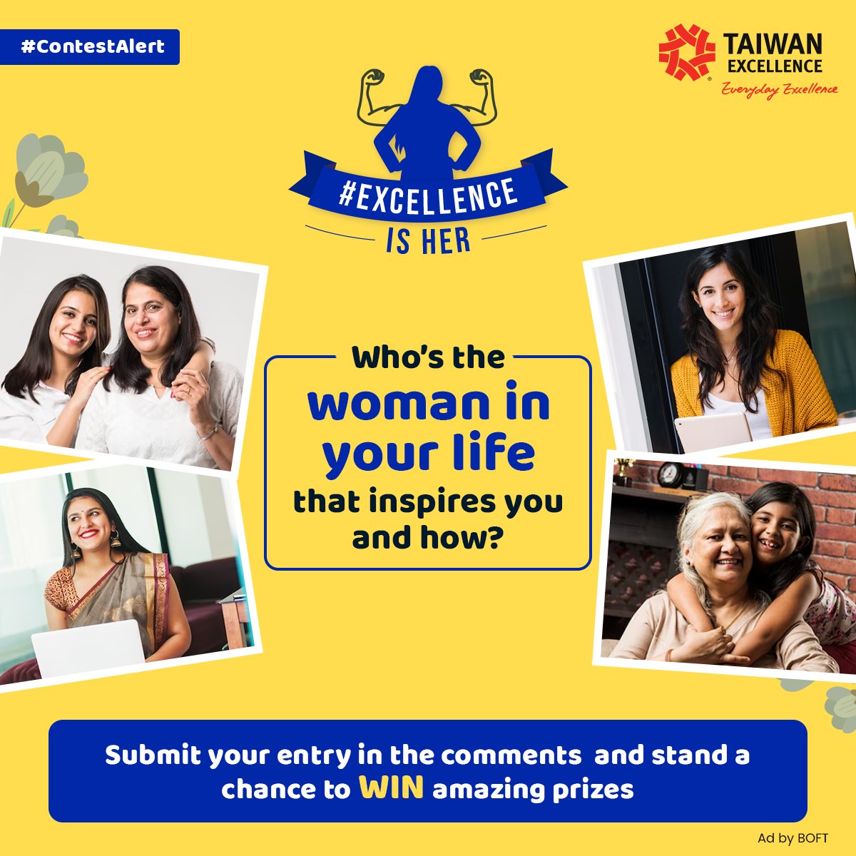 #ContestAlert Happy International Women's Day! Today, we celebrate the amazing women who have made a difference in our lives 👉Write in the comments below mentioning who is the woman in your life & why she inspires you 👉Or simply upload a picture with HER and TAG us #Contest
