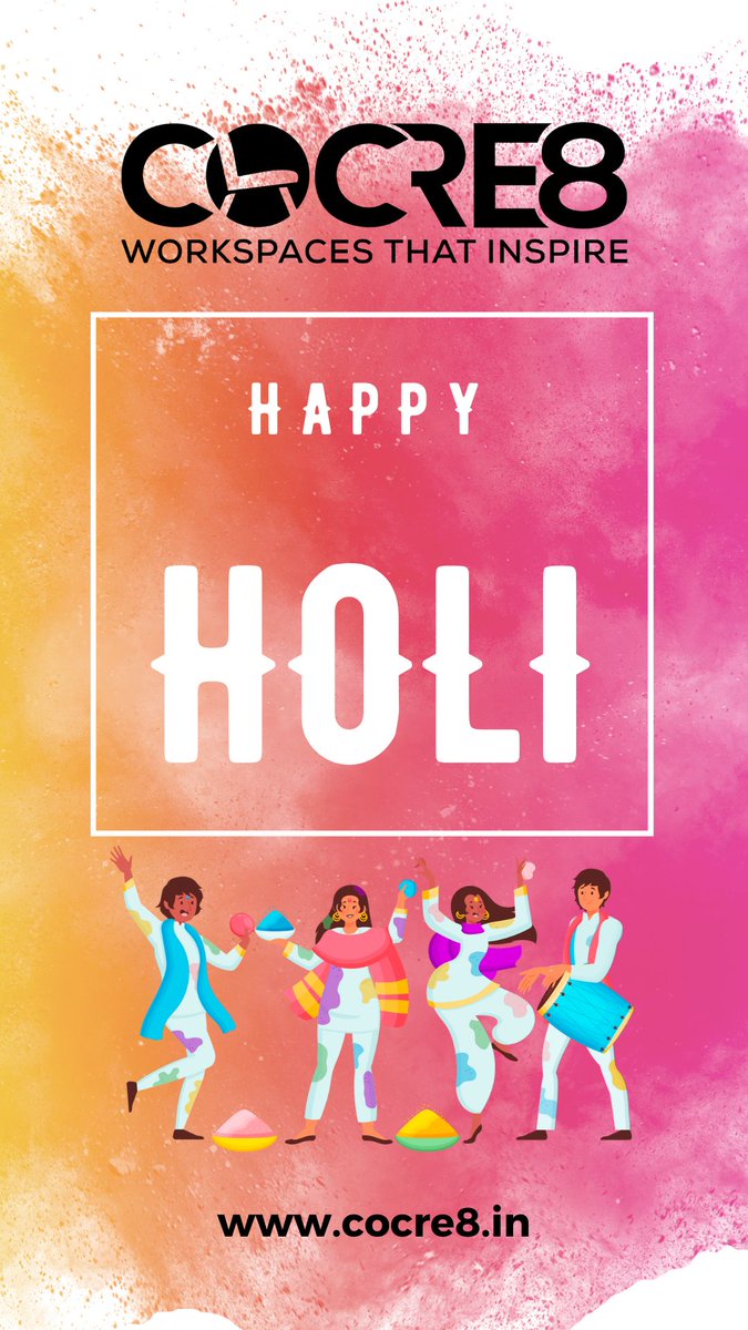 cocre8_cowork's tweet photo. Wishing All Happy Holi!

@BakshiMS @kalpendrak https://t.co/ceoeY6bGKQ