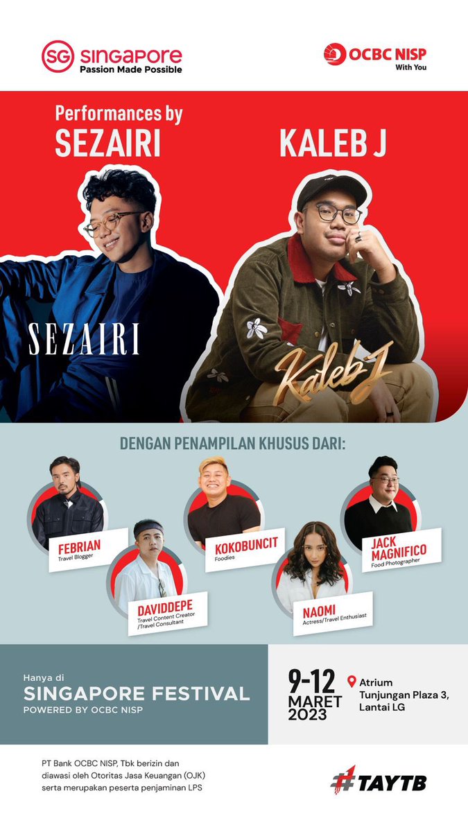 sezairi's tweet photo. Hey Surabaya! See you this Friday at 7pm at Tunjungan Mall. 😬 https://t.co/iL3E8lHUzh